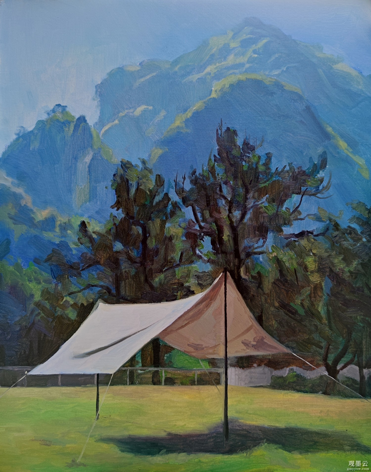 《沁》40x50cm