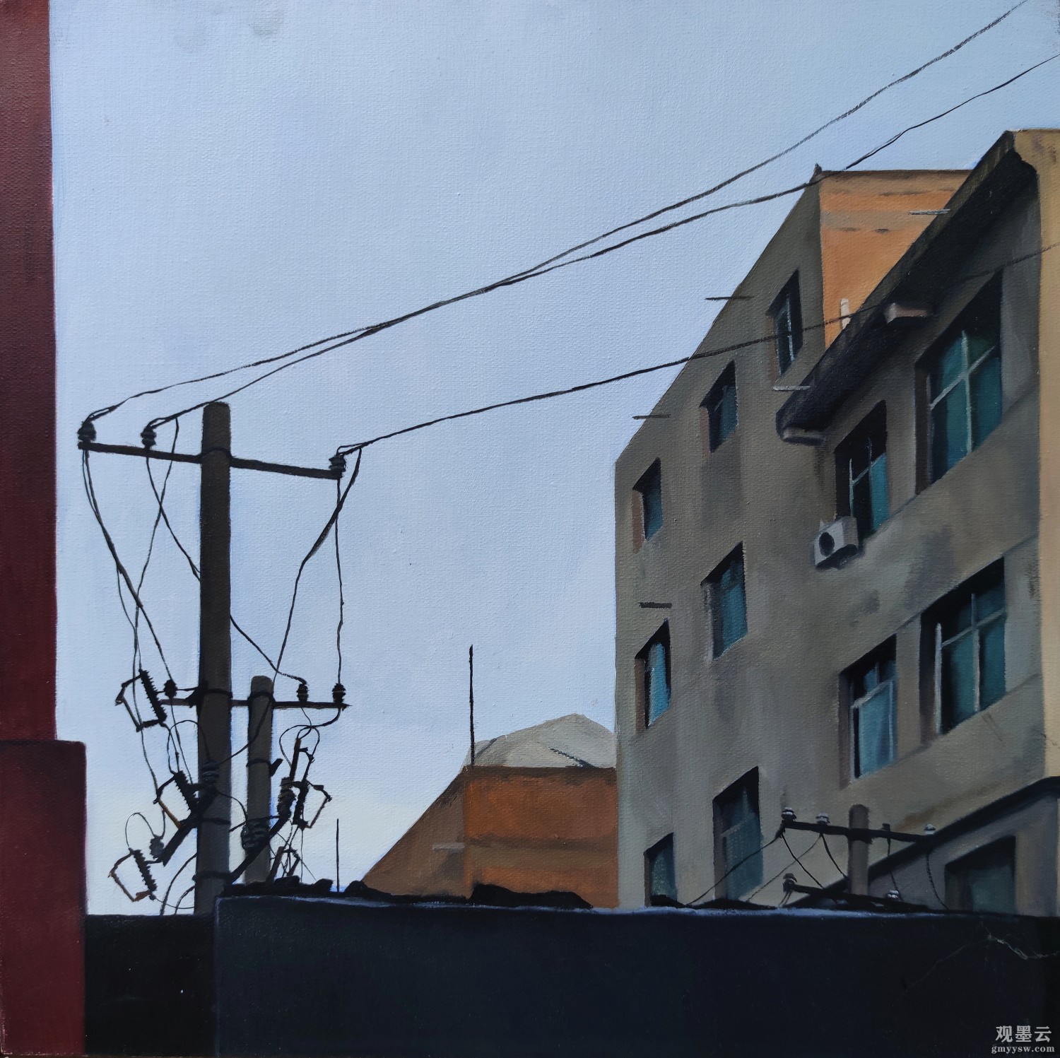 《城市系列3》40x40cm